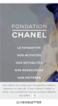 Mobile Screenshot of fondationchanel.org